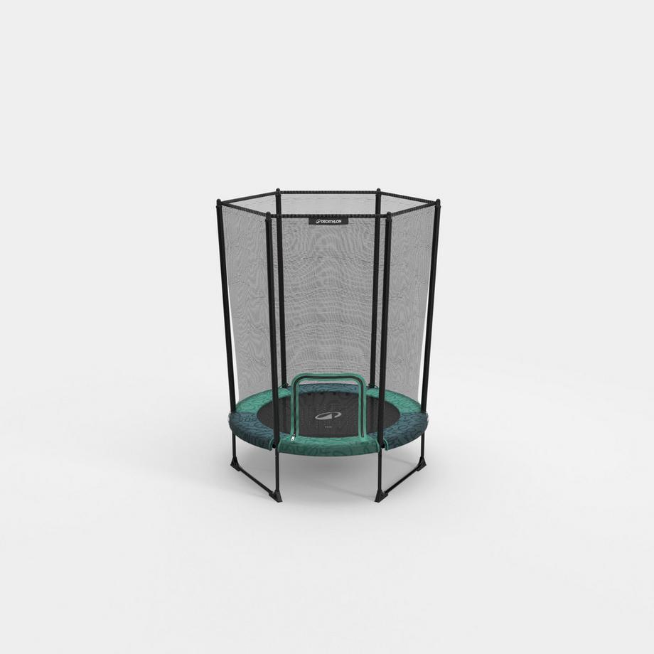 Trampolino da interno con rete di sicurezza