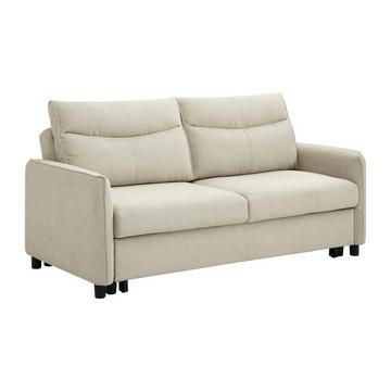 Sofa 3-Sitzer mit Schlaffunktion - Stoff - Beige - IPANEDA