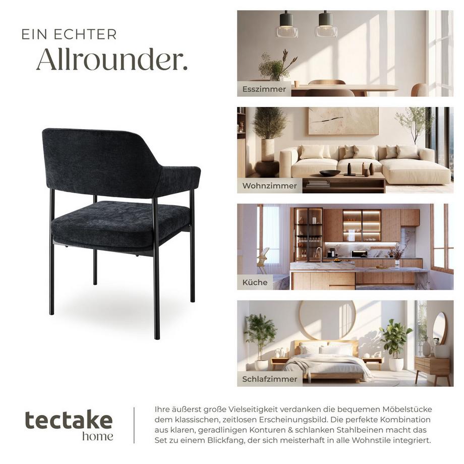 Tectake Poltrona Doé imbottita  