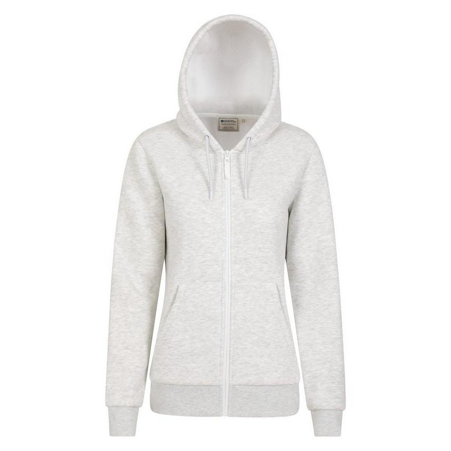 Mountain Warehouse Dalton Felpa con Cappuccio Full Zip Foderata in Sherpa  
