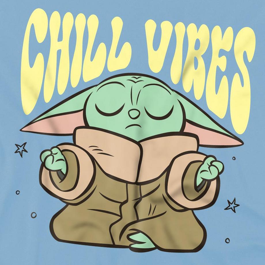 Star Wars: The Mandalorian  Chill Vibes Maglietta Grogu 