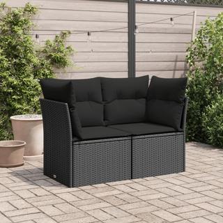 VidaXL Canapé de jardin rotin synthétique  