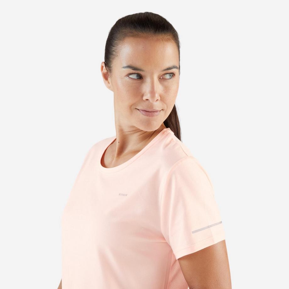 KIPRUN  T-shirt de running femme respirant polyester 