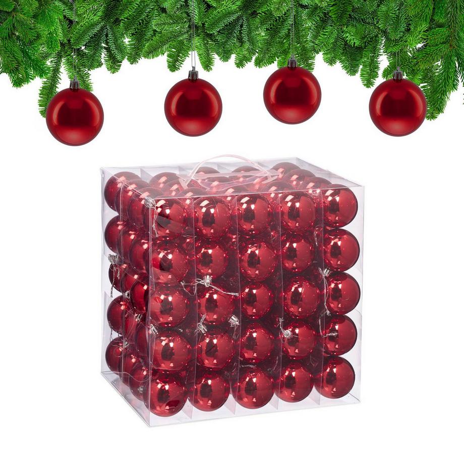 Boules de Noël, lot de 100
