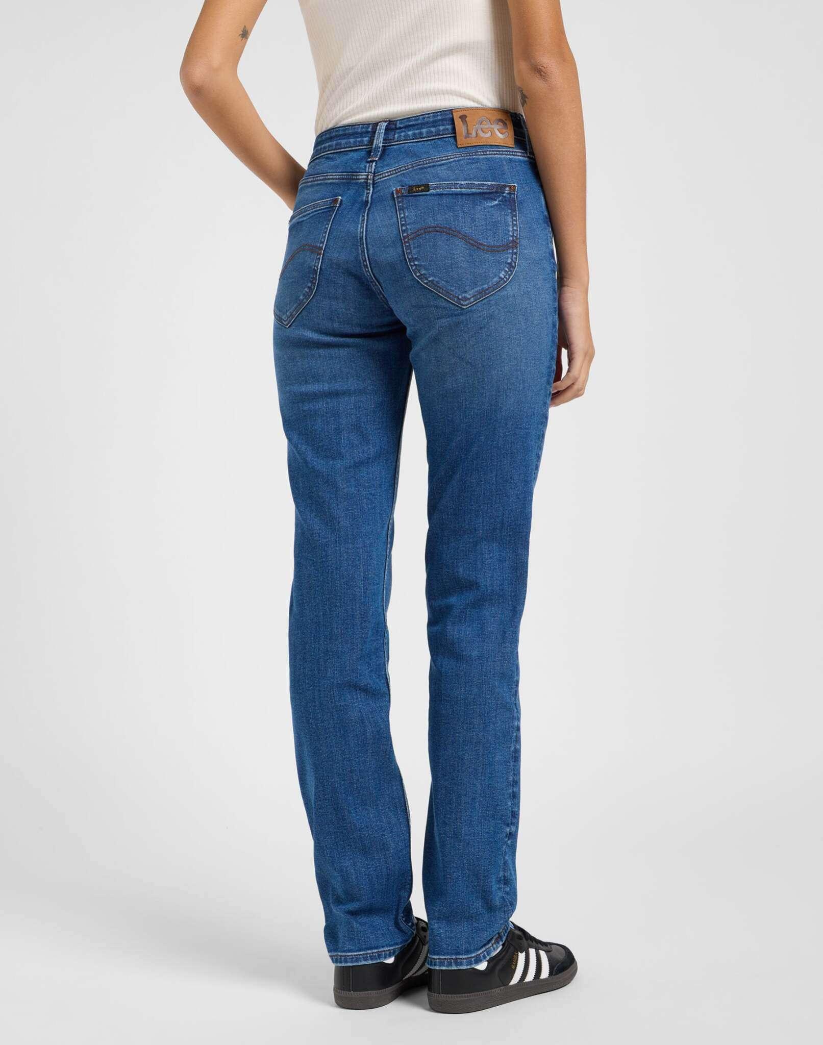 Lee Marion Straight Jeans Hyper Mid  