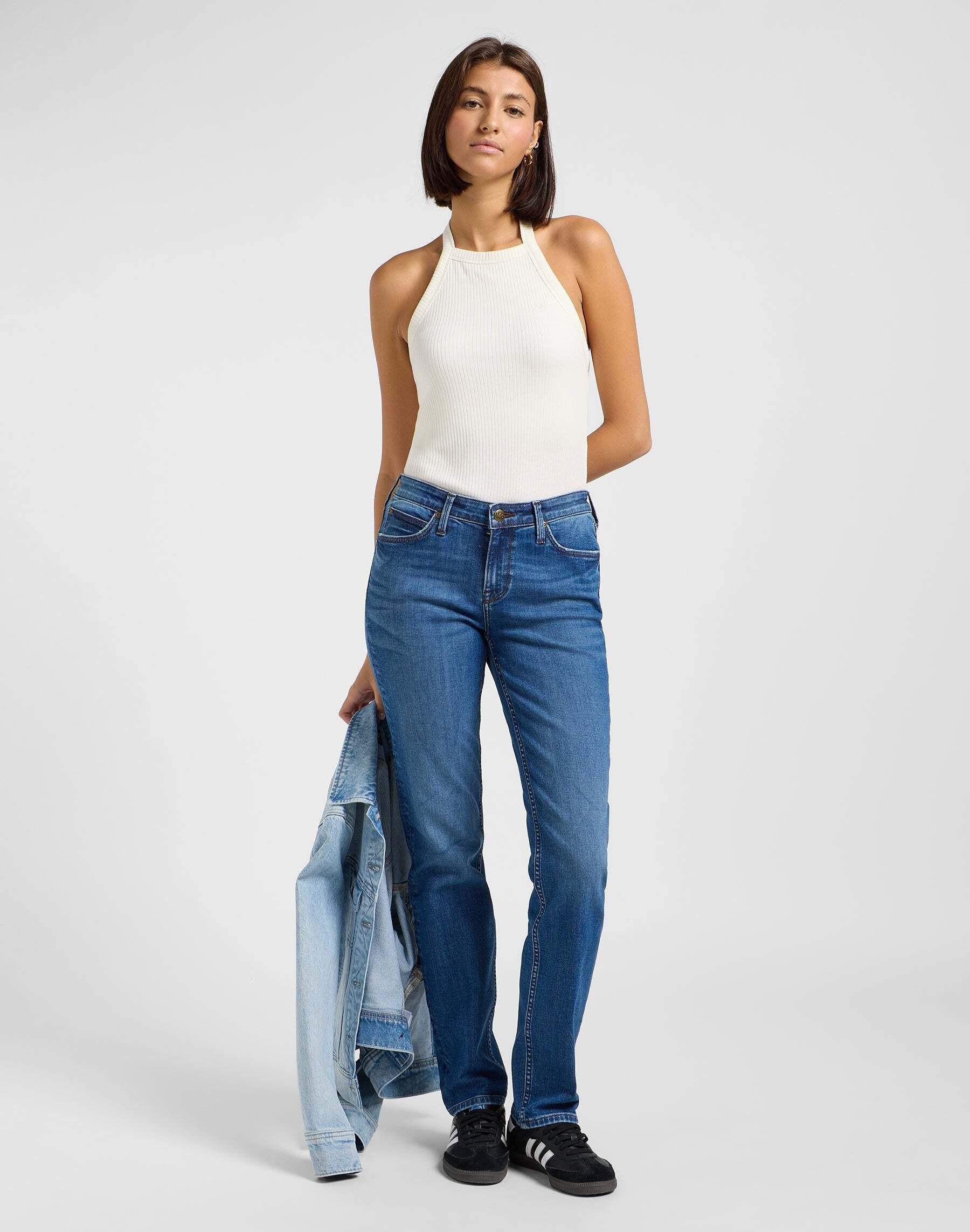 Lee Marion Straight Jeans Hyper Mid  