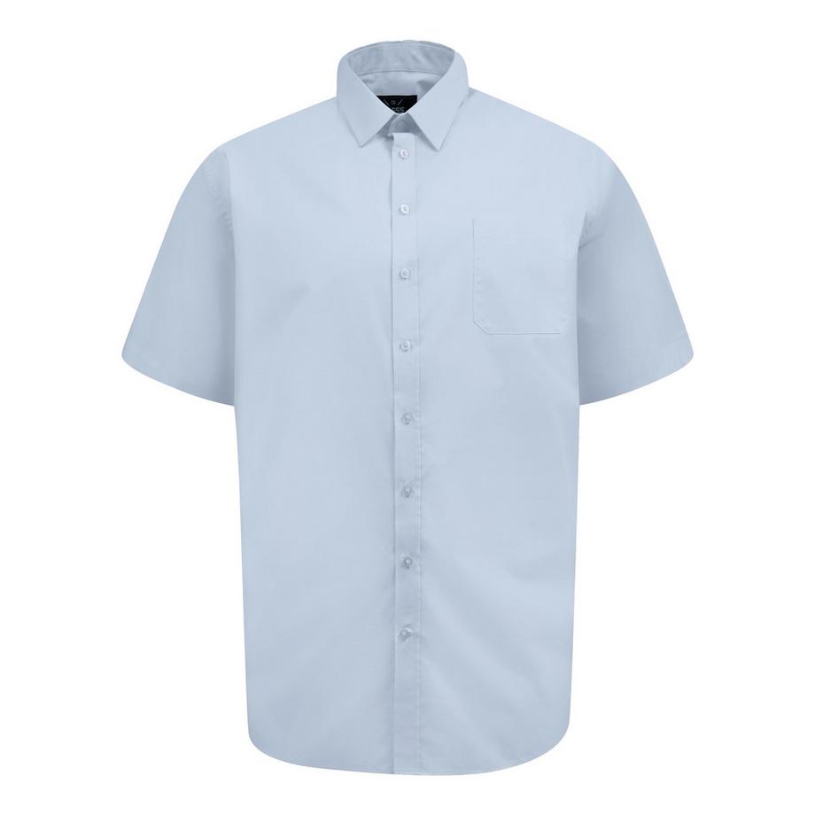 Chemise Extensible Manches Courtes Grande Taille Lucas