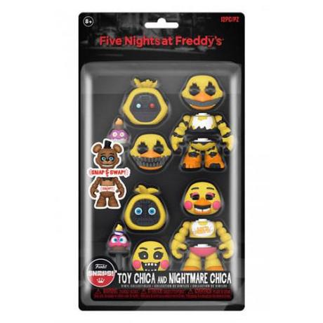 Funko  AF Funko FNAF Snap: Nightmare & Toy Chica 9cm 