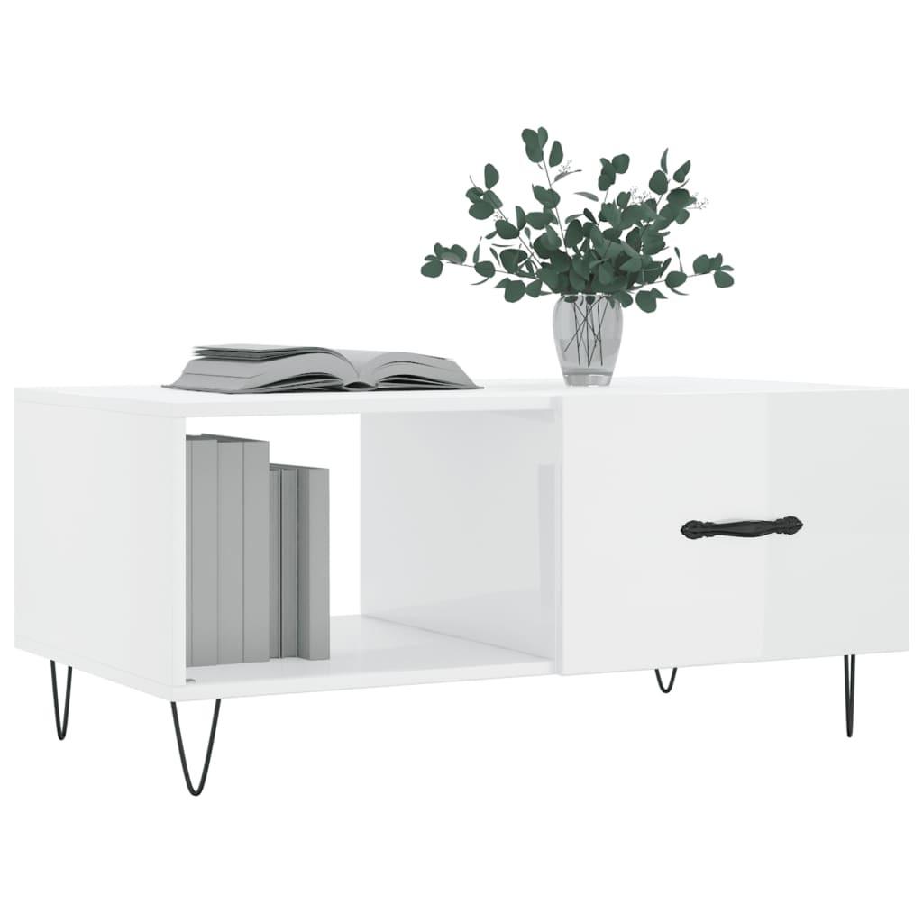 VidaXL Table basse bois d'ingénierie  