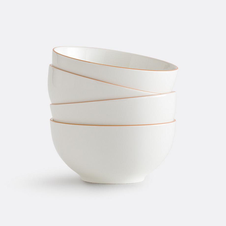 La Redoute Intérieurs Lot de 4 bols porcelaine  