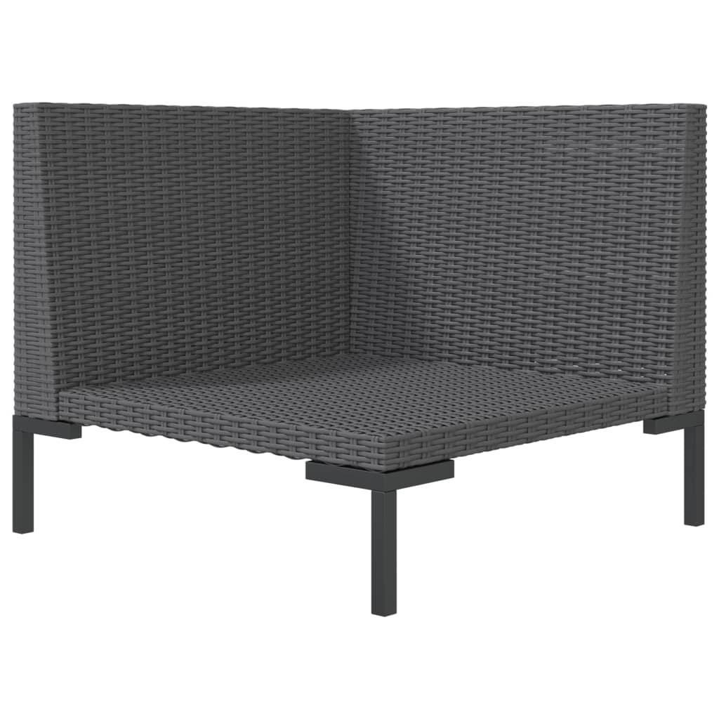 VidaXL Gartensofa poly-rattan  