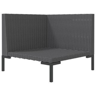 VidaXL Gartensofa poly-rattan  