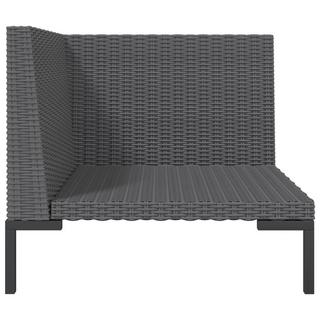 VidaXL Gartensofa poly-rattan  