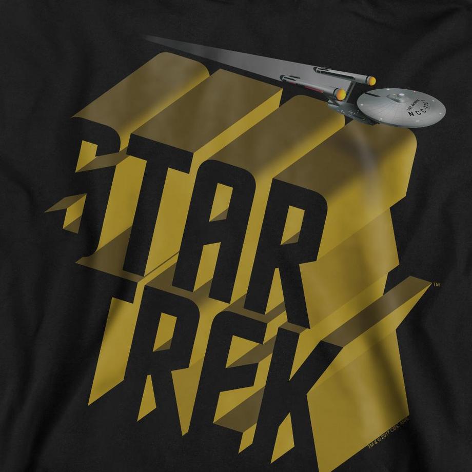 Star Trek Star Trek Logo Print Felpa  