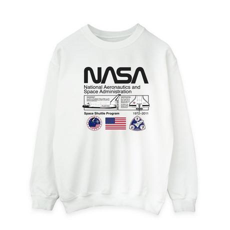 Nasa Space Admin Bedrucktes Sweatshirt  