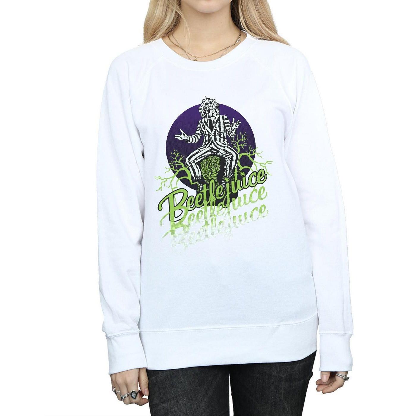 Beetlejuice Felpa Stampa Grafica  