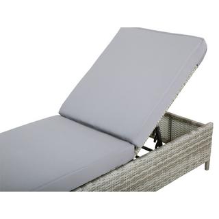 Beliani Transat avec coussin en Polyrotin Boho TURIN  