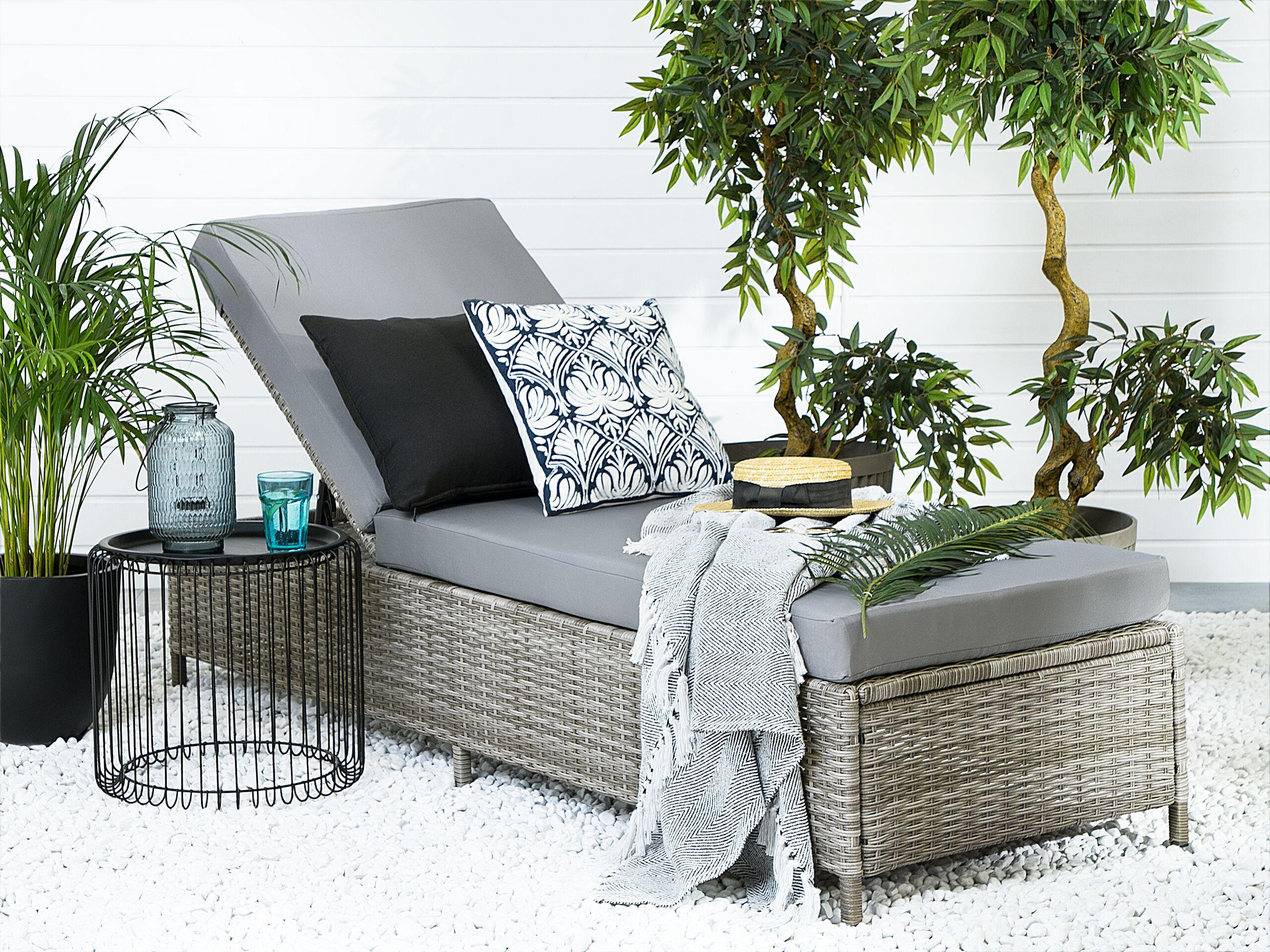 Beliani Liege aus PE Rattan Boho TURIN  