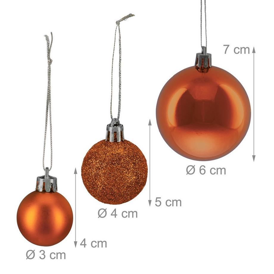 Northix Set di palline per l'albero di Natale  