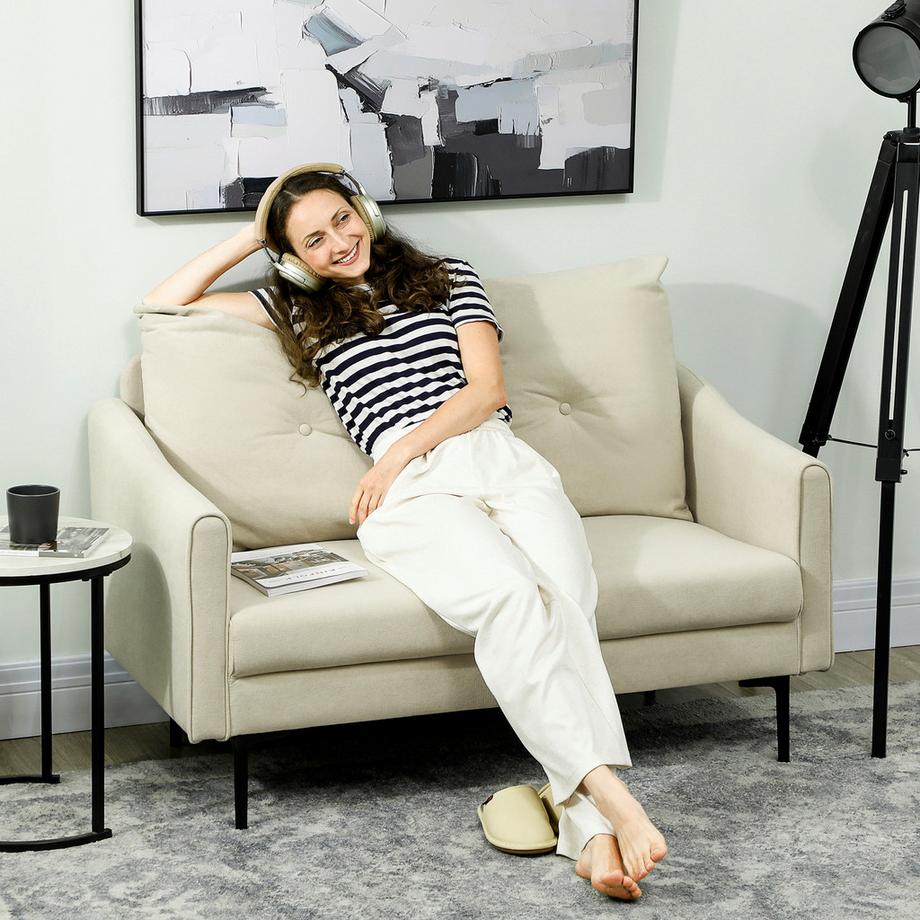 HOMCOM canapé 2 places  