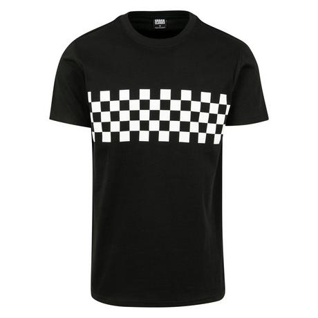 URBAN CLASSICS Check Panel T-Shirt  