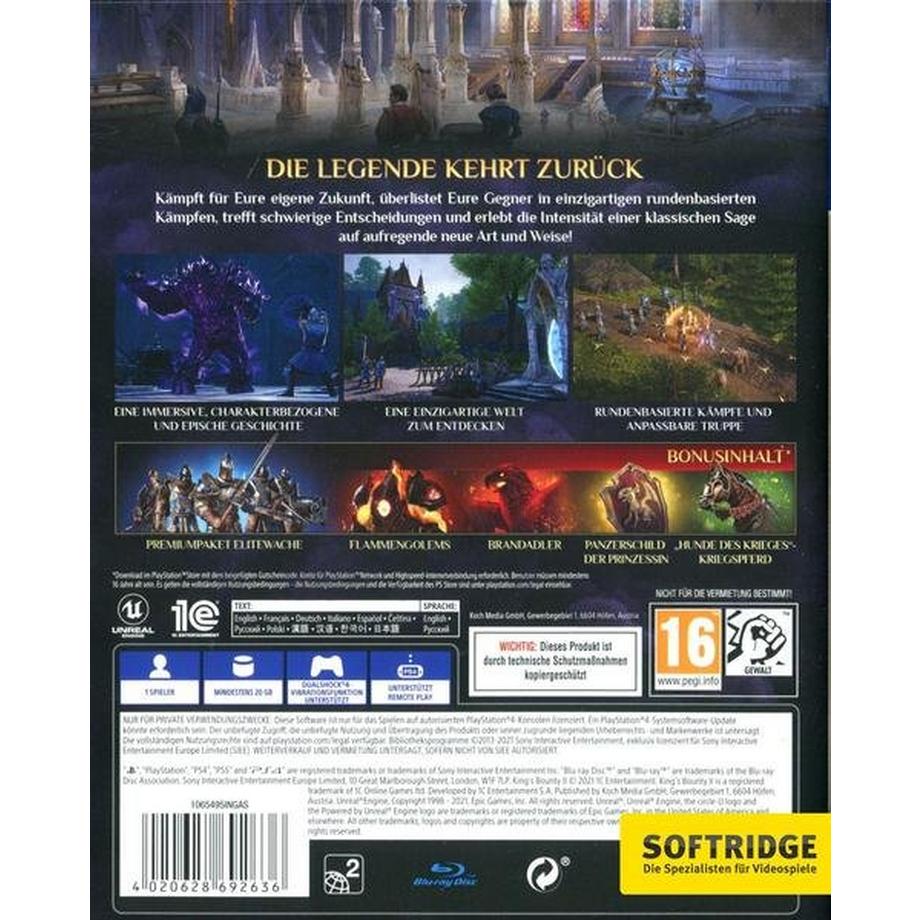 Koch Media  King's Bounty II Day One Edition Tag Eins PlayStation 4 