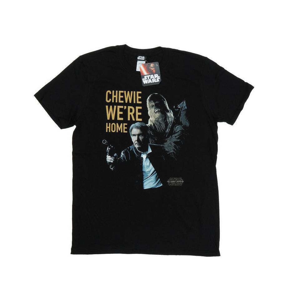 Force Awakens Chewie We're Home TShirt