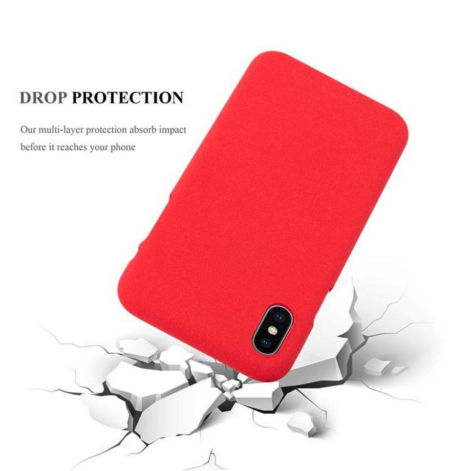 Cadorabo  Hülle für Apple iPhone X  XS TPU Silikon Frosted 