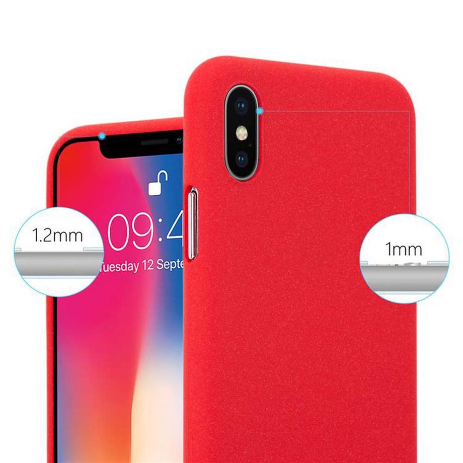 Cadorabo  Hülle für Apple iPhone X  XS TPU Silikon Frosted 