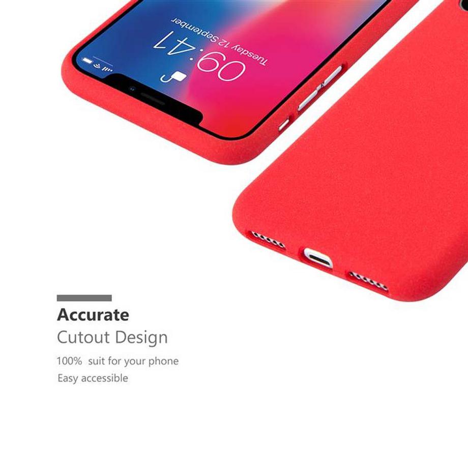 Cadorabo  Hülle für Apple iPhone X  XS TPU Silikon Frosted 