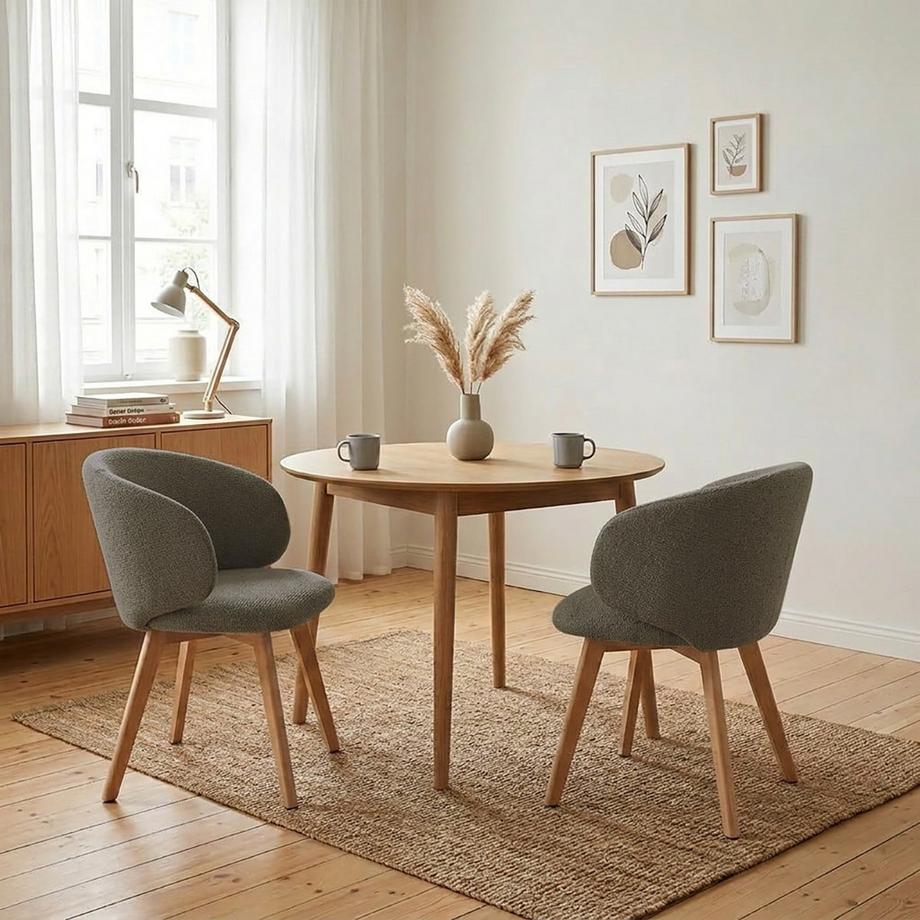 Calicosy Lot de 2 chaises SOLÈNE  
