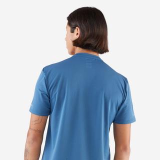 KIPRUN  Kurzarmshirt - Kiprun Run 500 Men's Breathable Running T-shirt - Blue 