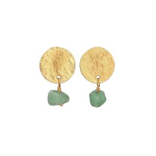 Elli  Boucles d'Oreilles Femmes Pendentif D'oreilles Plaquettes Vintage Martelé 