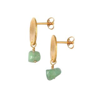 Elli  Boucles d'Oreilles Femmes Pendentif D'oreilles Plaquettes Vintage Martelé 