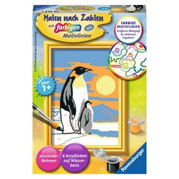 Malen nach Zahlen Süsse Pinguine