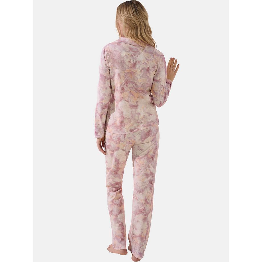 Lisca Olena Pyjama Chemise Manches Longues et Pantalon Set  