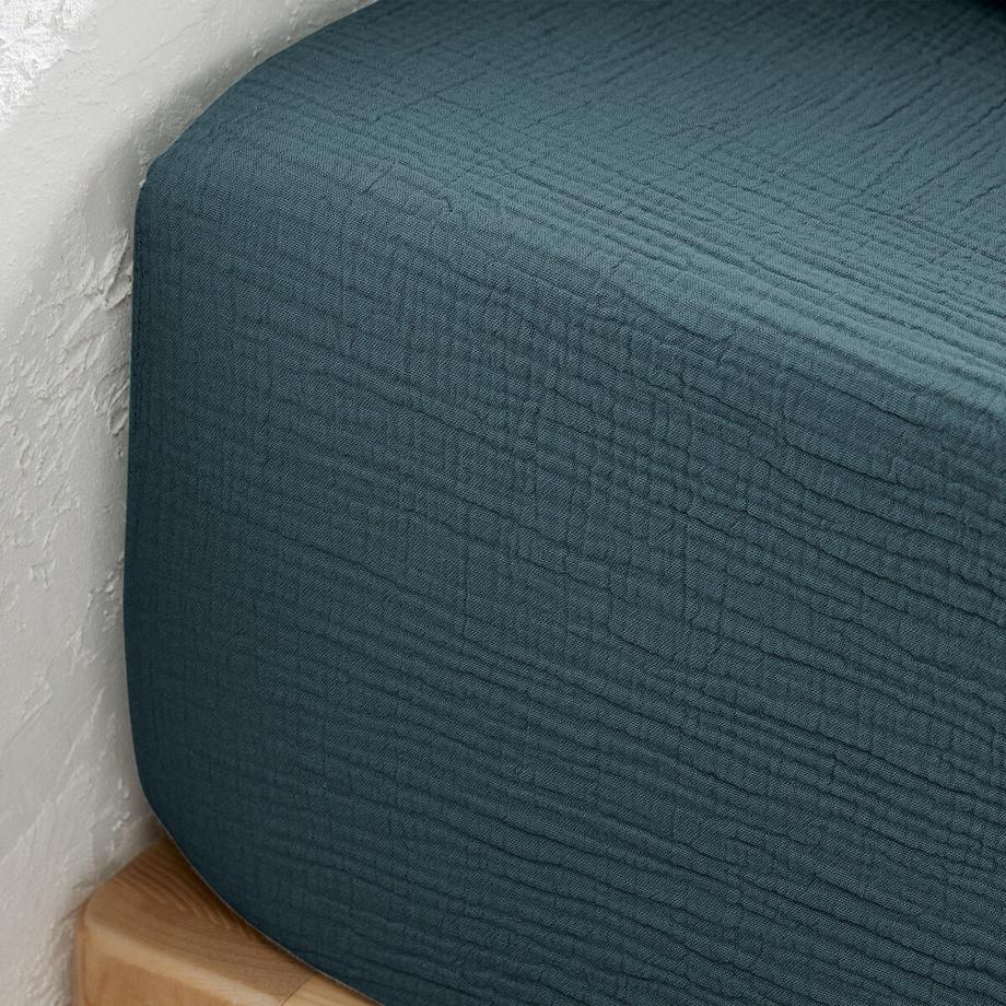 La Redoute Intérieurs Drap-housse Kumla en mousseline de coton  