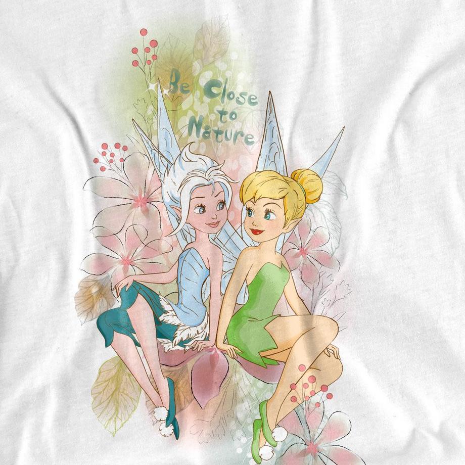Disney  T-ShirtMotif Clochette Et Cristalline Close To Nature 