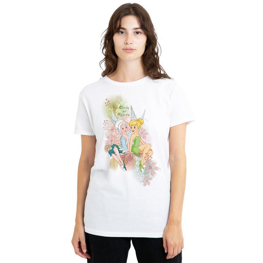 Disney  T-ShirtMotif Clochette Et Cristalline Close To Nature 