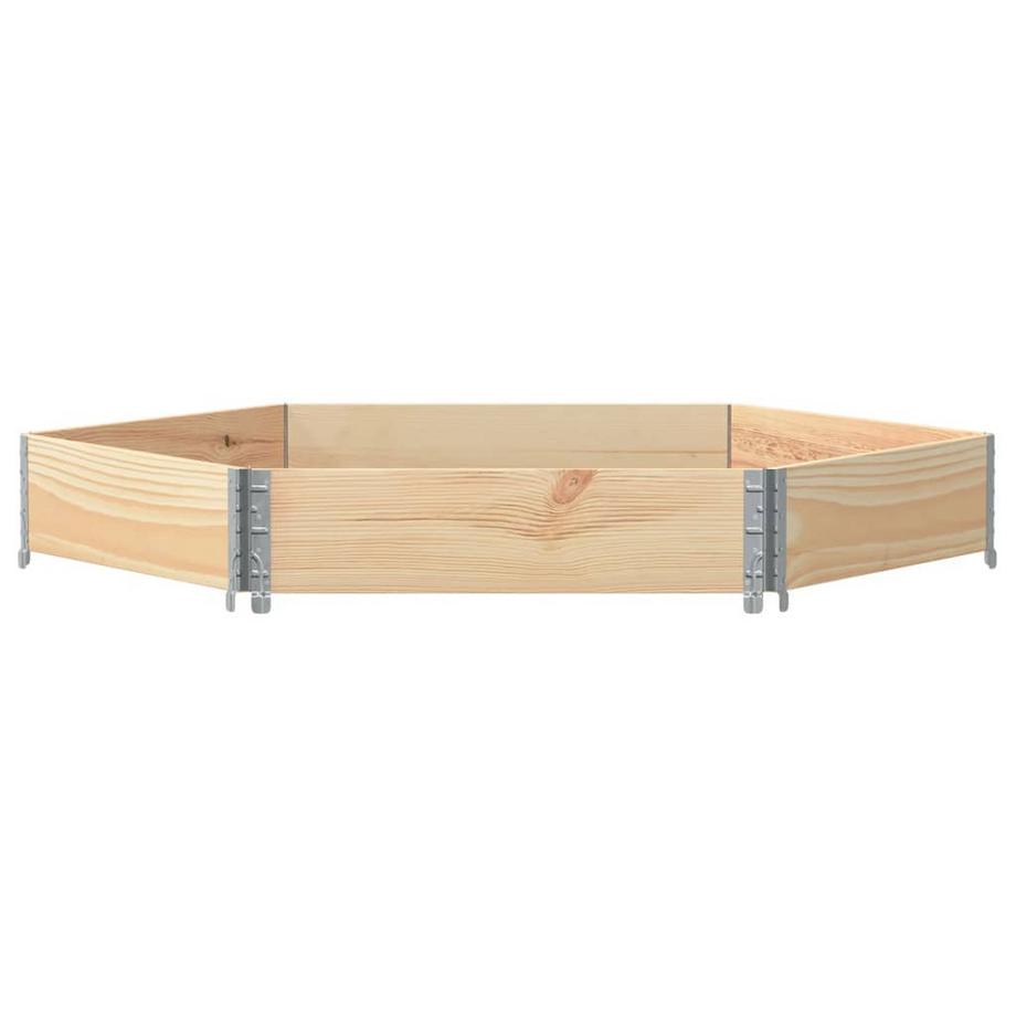 VidaXL Lit surélevé bois de pin  