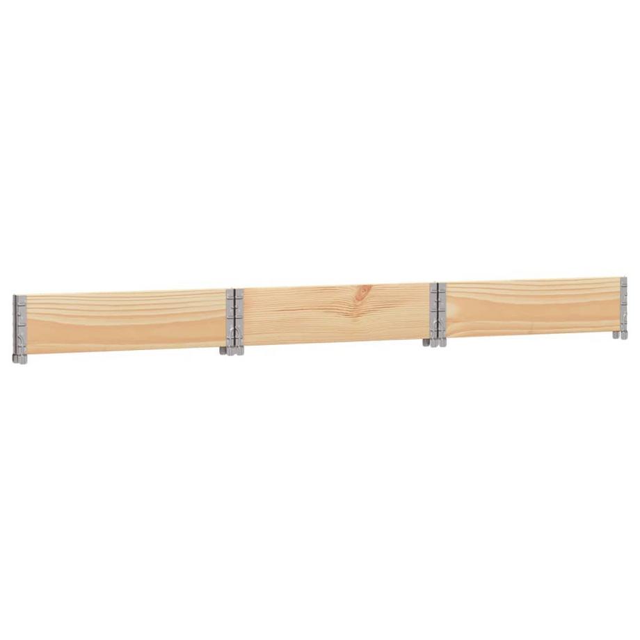 VidaXL Lit surélevé bois de pin  