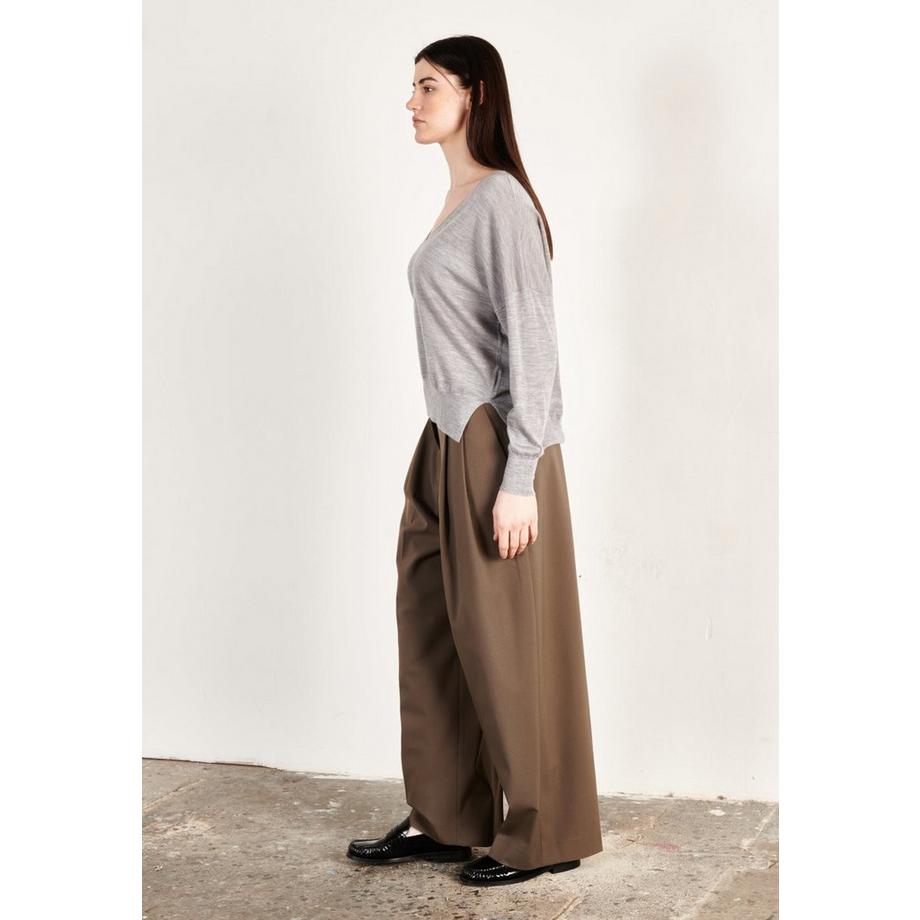 Studio Cashmere8 Pullover Oversize Scollo a V  