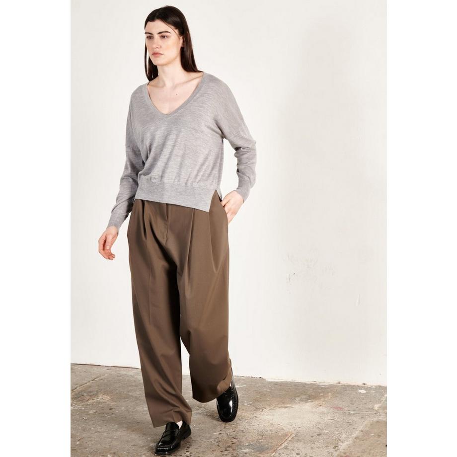 Studio Cashmere8 Pullover Oversize Scollo a V  