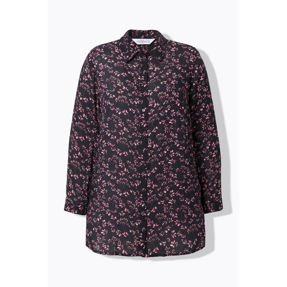 Studio Untold Hemdbluse Boxy Shape Flower-Alloverprint  