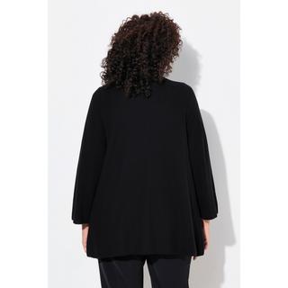 Ulla Popken Cardigan Aperto Taglio Svasato Maniche 3/4  