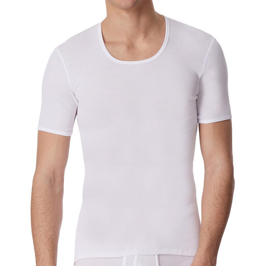 Schiesser Original Classics Maillot de Corps Double Côte Manches Courtes Lot de 3  