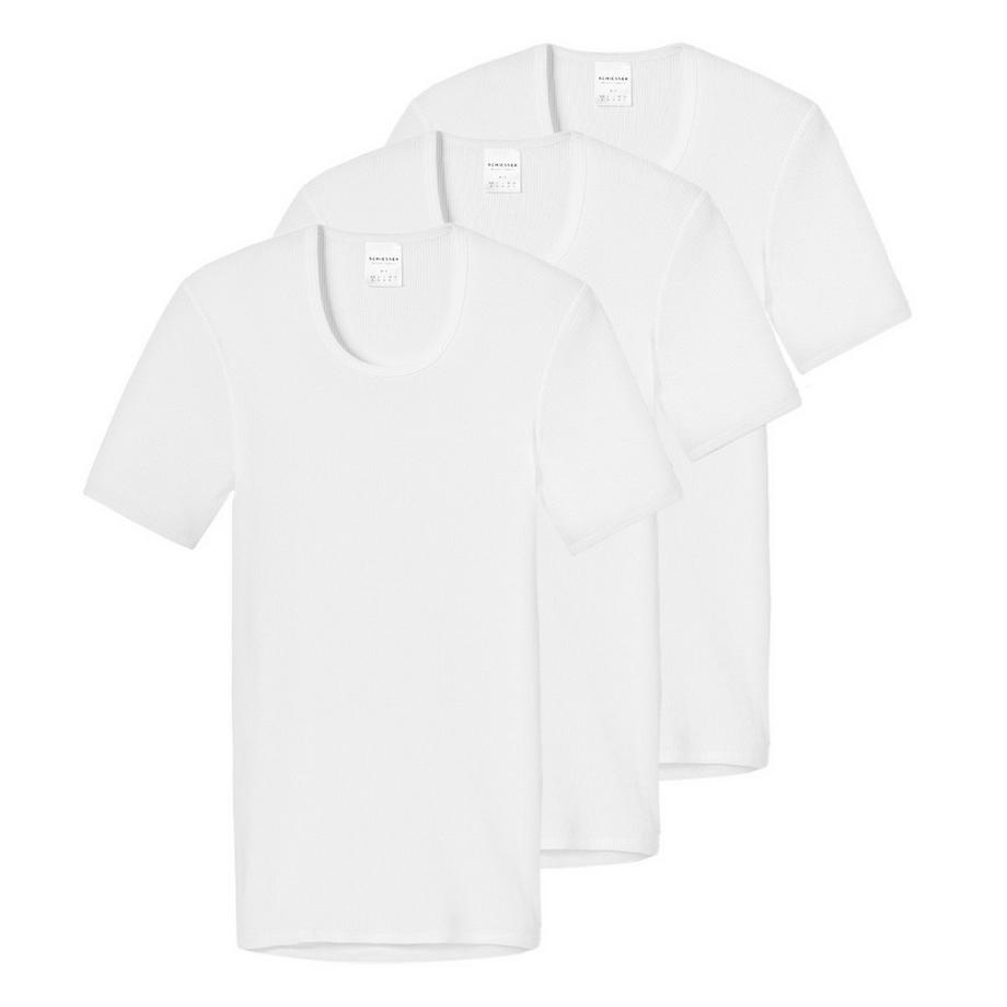 3er Pack Original Classics Doppelripp - Unterhemd / Shirt Kurzarm