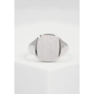 MUAU Schmuck  Bague Chevalière en argent 925 