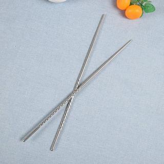 Northio Baguettes / Chopsticks Longues en Acier Inoxydable - 38 cm  