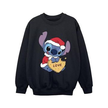 Lilo And Stitch Christmas Love Biscuit Sweatshirt